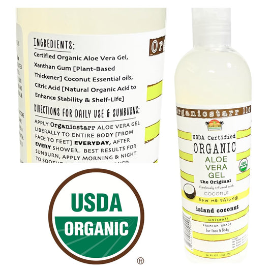 DEW ME DAILY Aloe Vera Gel with coconut infusion for moisture