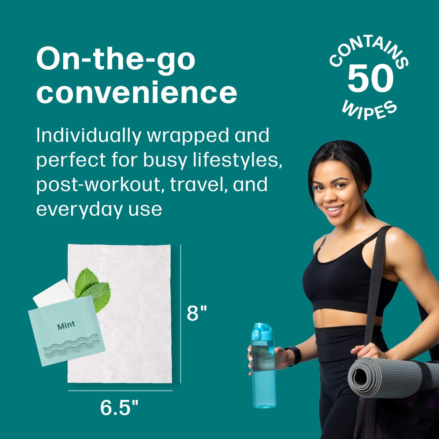Dew Well wipes use an aluminum-free formula for gentler personal care.
