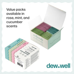 Dew Well natural ingredients support everyday freshness without harsh chemicals.