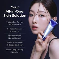 DEWYCEL Cica Plus Balm ingredients icons, centella and hyaluronic acid