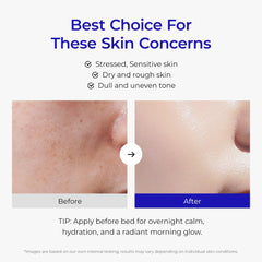 DEWYCEL Cica Plus Balm texture swatch on skin, hydrating