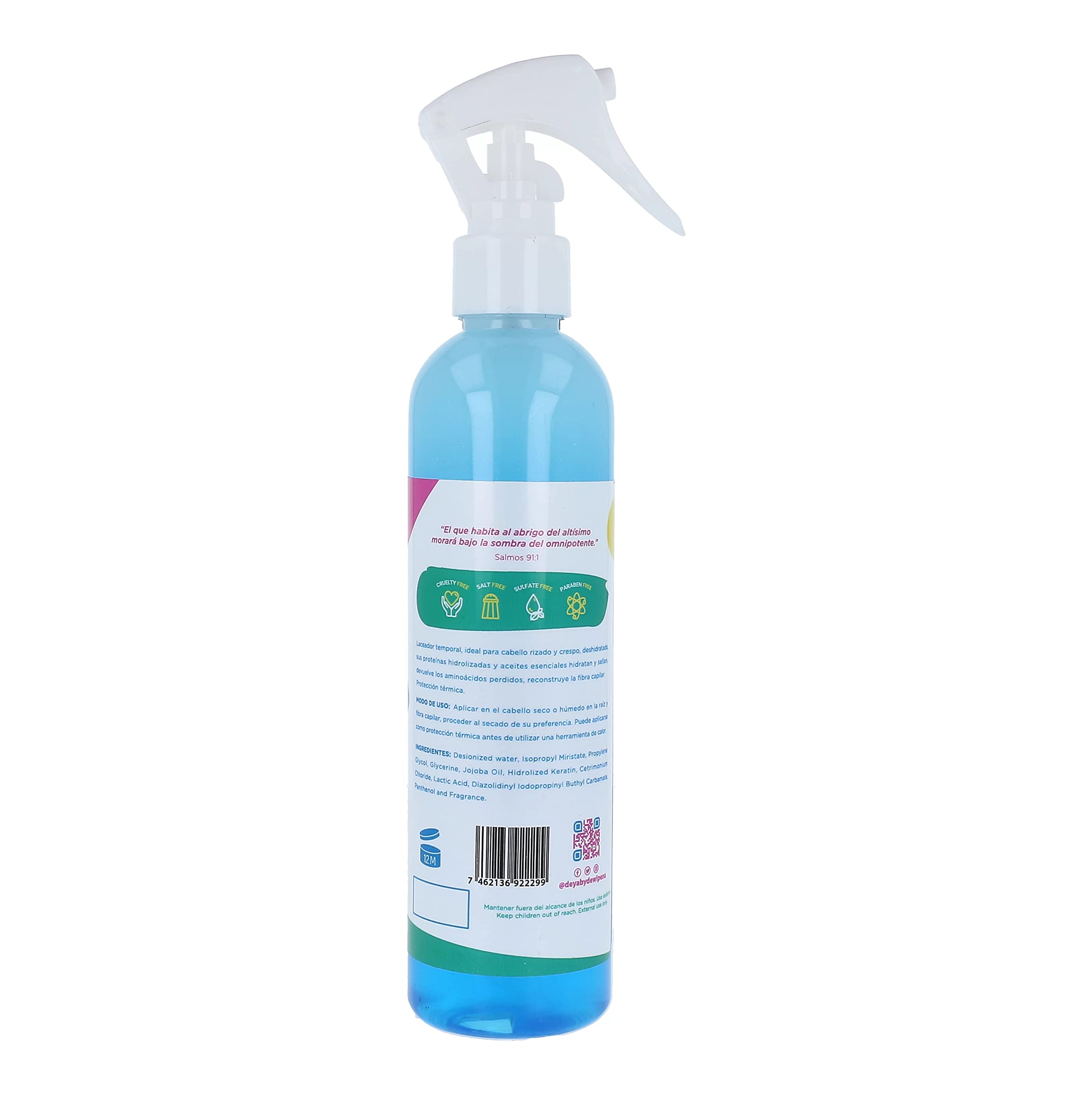 Close-up of Deya serum texture highlighting frizz control and shine