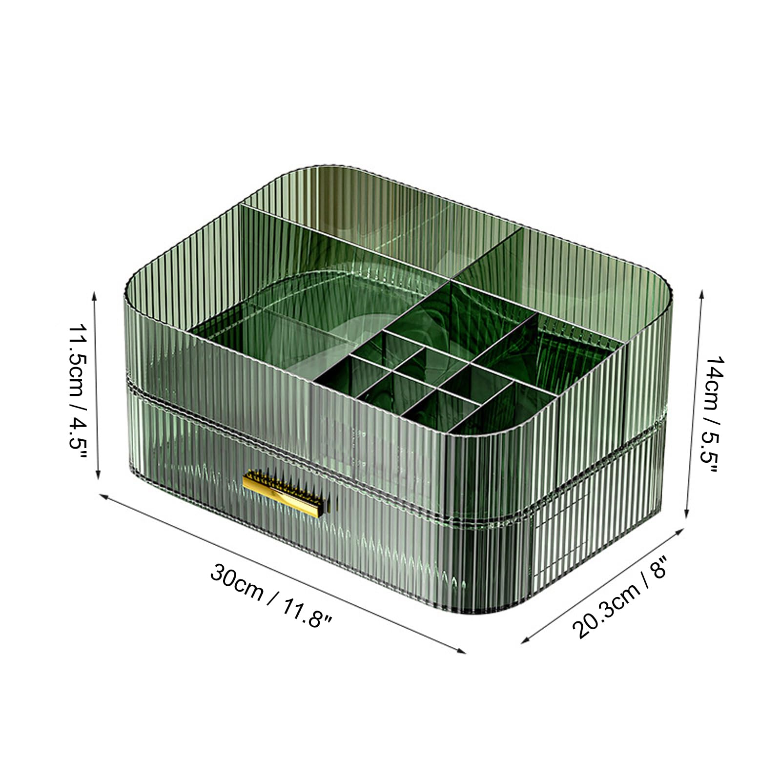 Dezzer stackable design reduces clutter while maximizing available surface