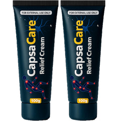 DFTLUUE Capsacare cream bottle ready for targeted foot and joint care