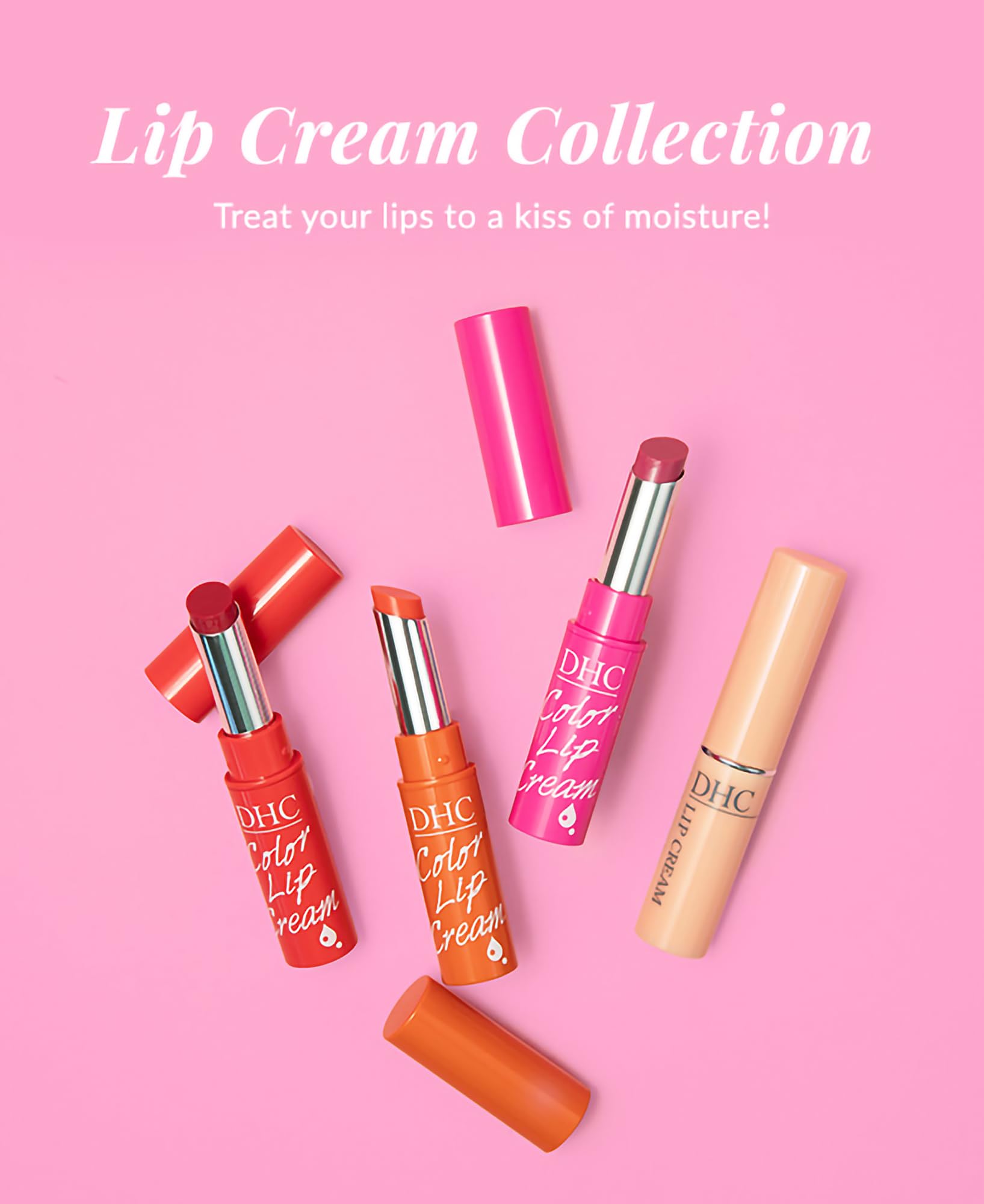 DHC Color Lip Cream used alone or layered over lipstick for nourishment and shine