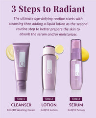 DHC CoQ10 Lotion fragrance-free icon communicates gentle skincare.
