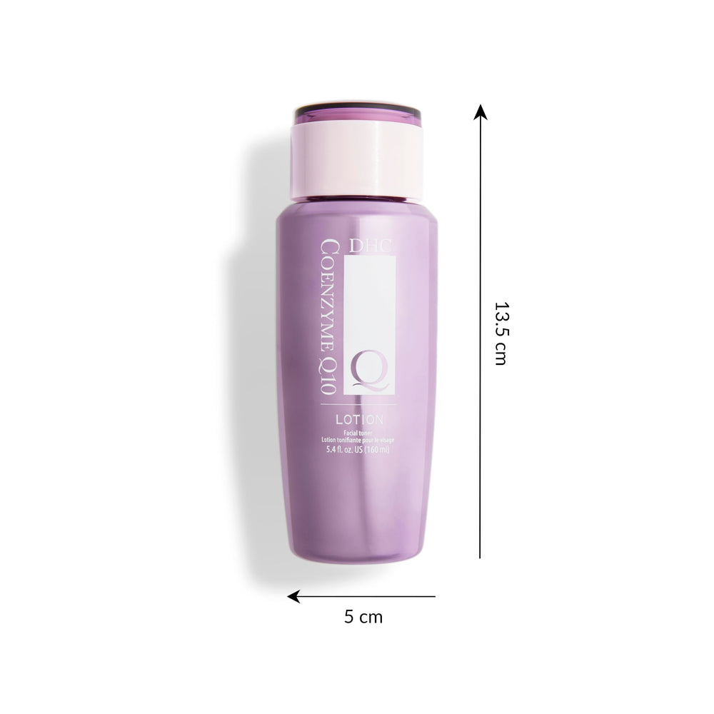 DHC CoQ10 Lotion olive oil ingredient feature suggests deep hydration.