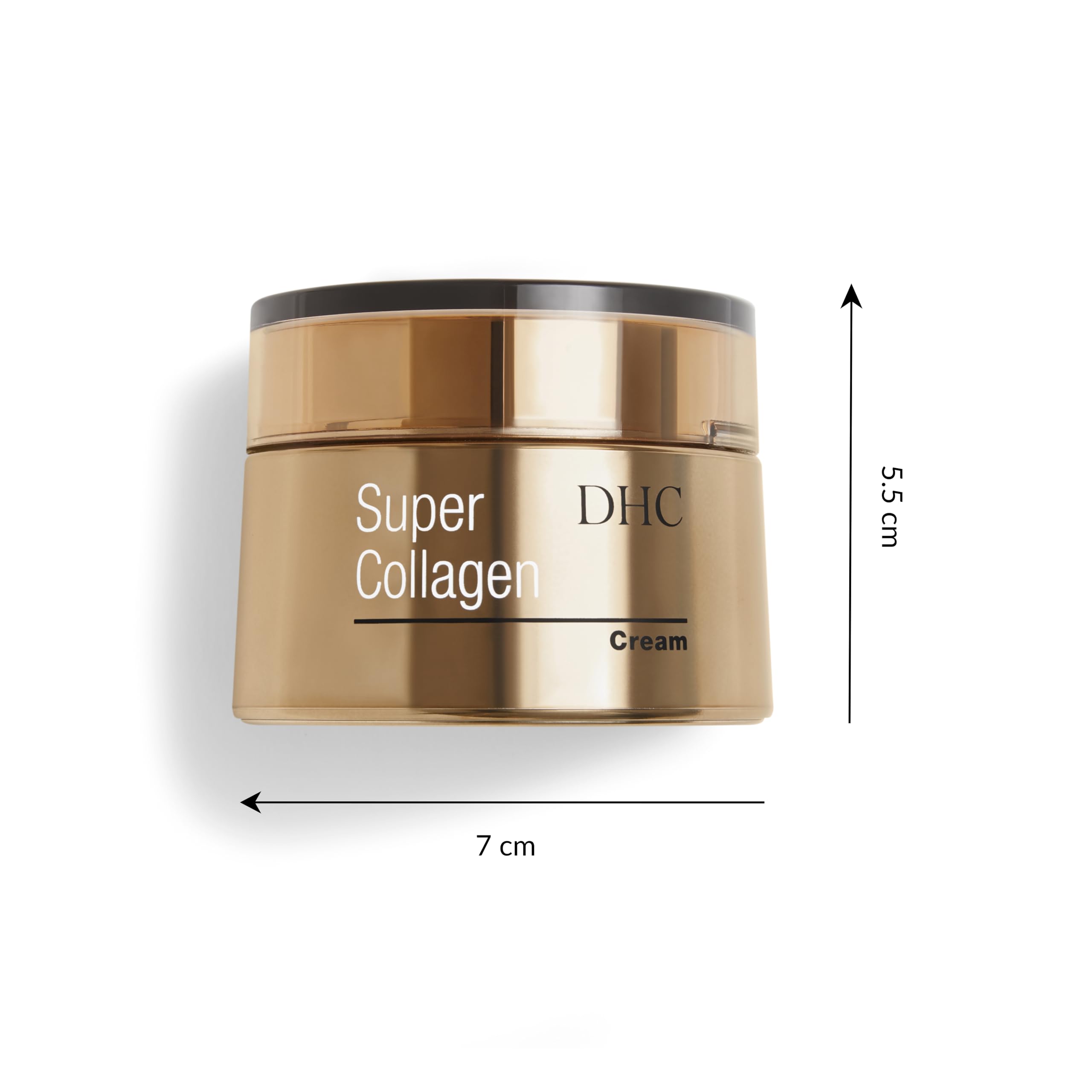DHC Super Collagen Cream during routine highlights vitamin E protection.