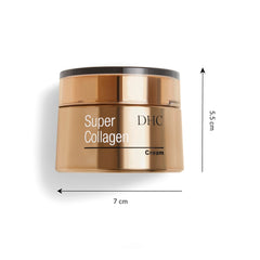 DHC Super Collagen Cream during routine highlights vitamin E protection.