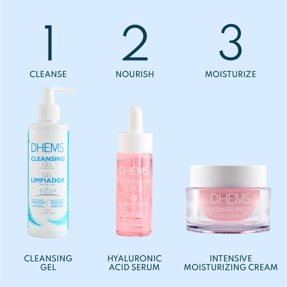 DHEMS Cleansing Gel clean-beauty-formula emphasizes SLS-free and paraben-free safety