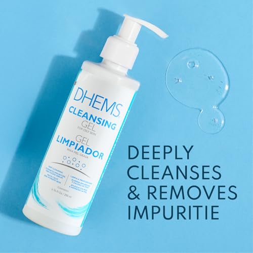 DHEMS Cleansing Gel deep-cleanse-action removes impurities while maintaining hydration