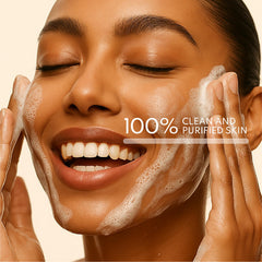 DHEMS Cleansing Gel soft-fresh-feel captured on skin surface