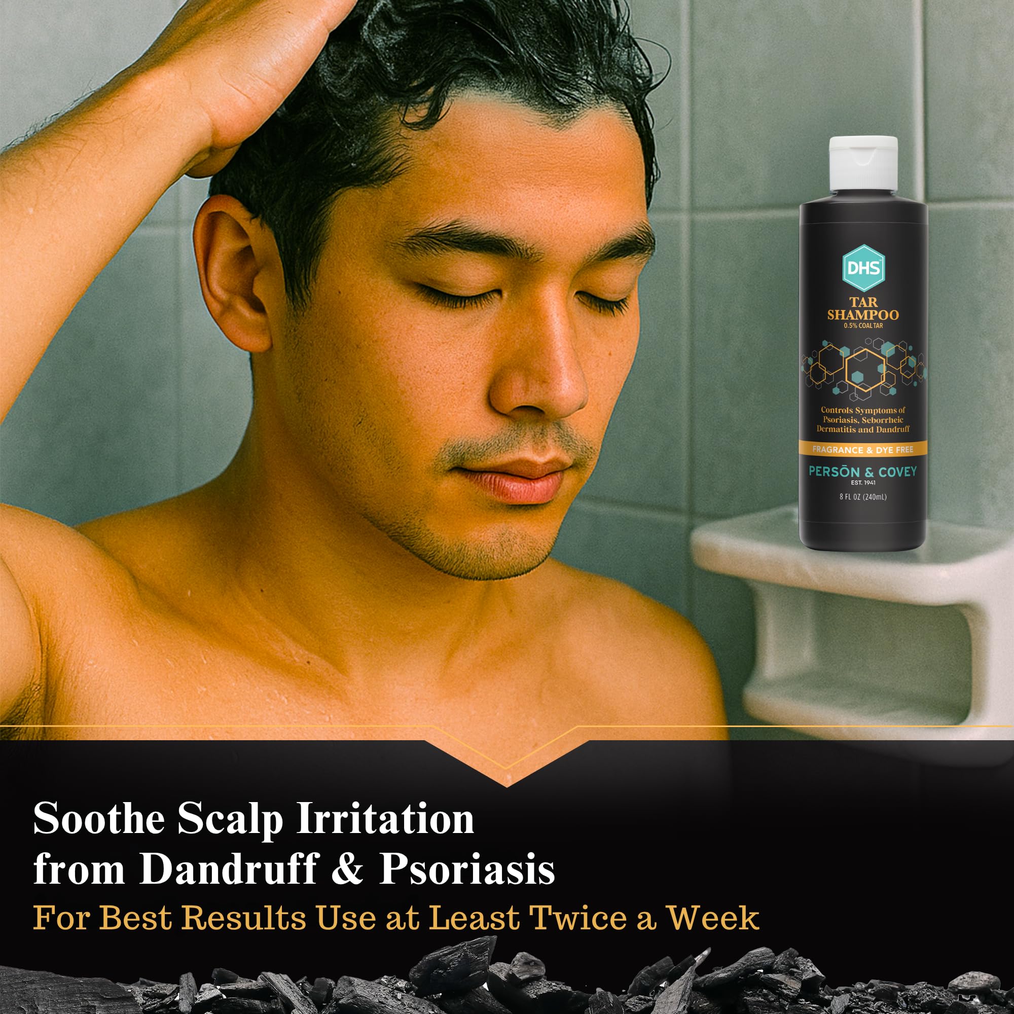 Pack of three bottles for ongoing scalp care and convenience.