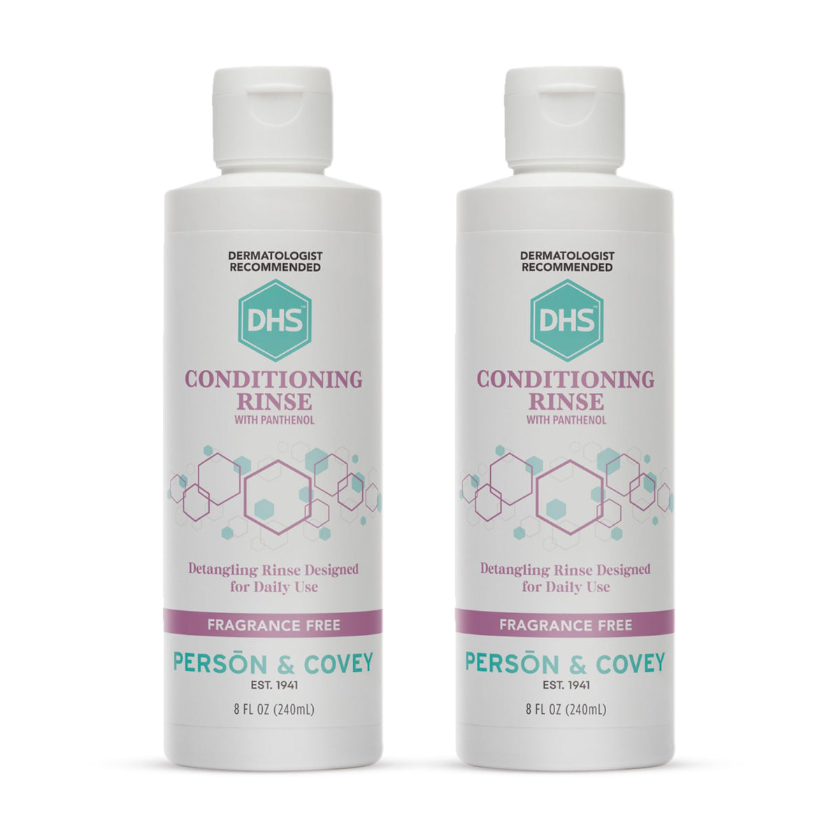 DHS Conditioning Rinse bottle front view showing the hydrating detangler.
