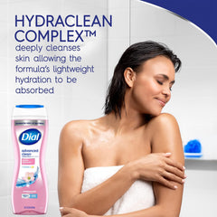 Dial body wash foamy lather showing rich cleansing texture