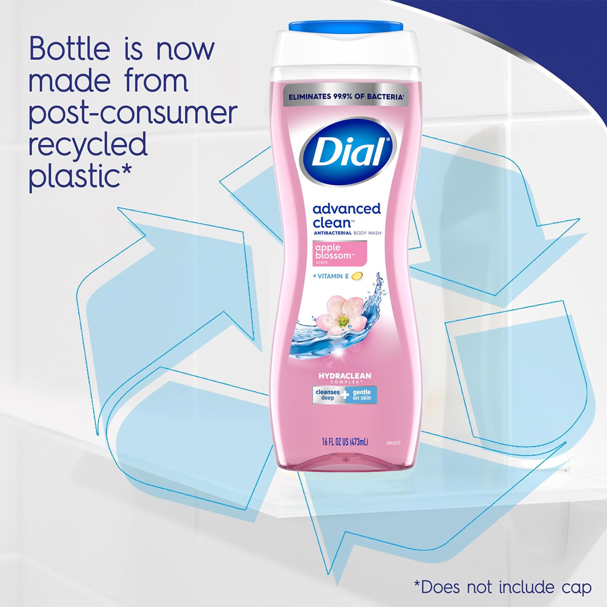 Dial bottle with vitamin E ingredients signaling nourishing skin benefits