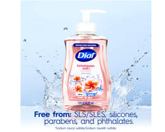 Dial label detail shows moisturizing formula and fresh scent