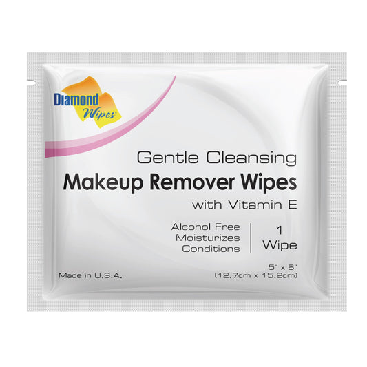 Diamond Wipes face cleansing wipes for quick makeup removal and skin hydration.