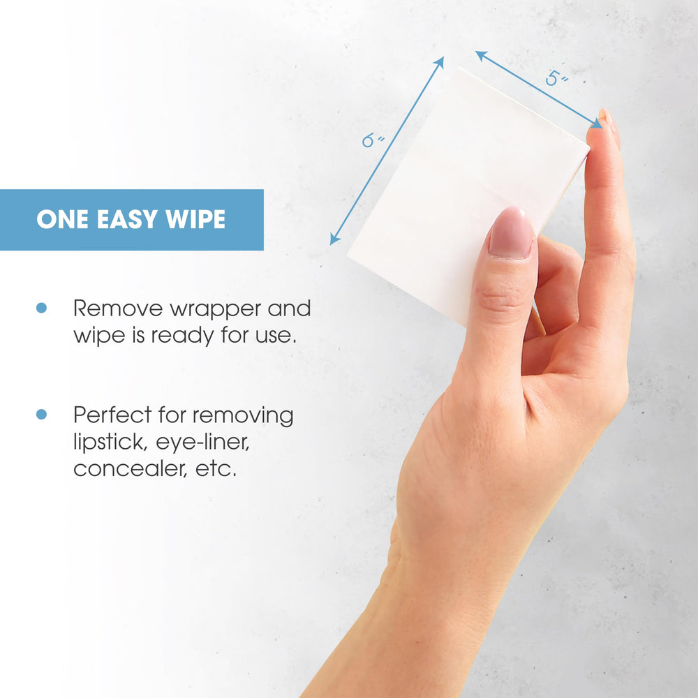 Diamond Wipes face cleansing wipes close-up texture, soft and non-drying.