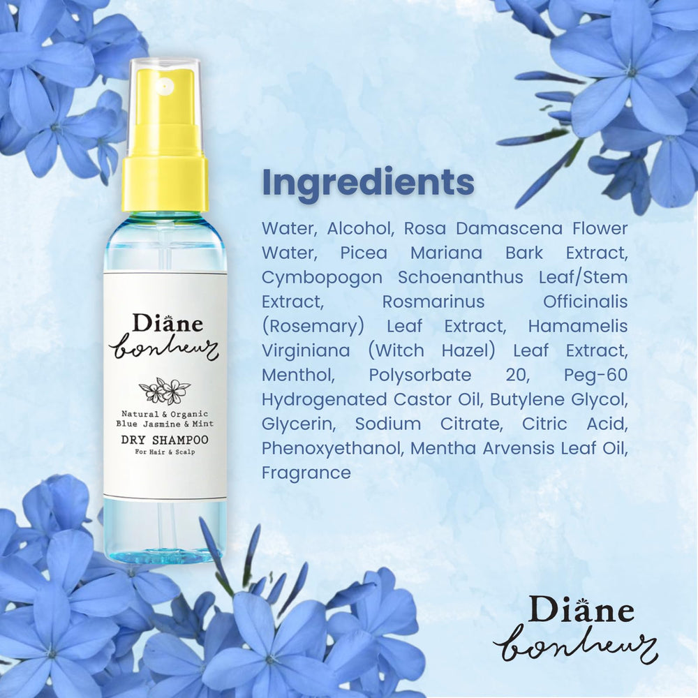 Diane Bonheur versatile spray refreshes hair, face, and body on the move