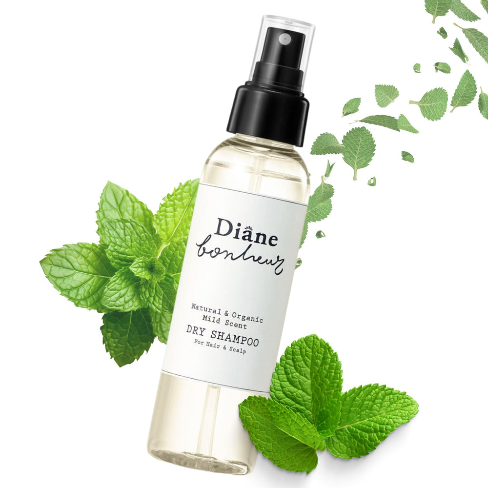 Diane Bonheur natural wet-dry shampoo bottle with plant-based formula for daily refresh