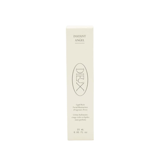 Dieux Mini Instant Angel Lipid & Peptide-Rich Moisturizer bottle with lipid-rich formula for instant hydration and barrier support.