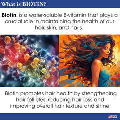 Difeel Biotin Pro-Growth Leave-In Spray mist ready for detangling.