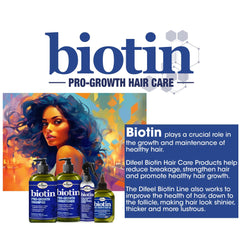 Difeel Biotin Shampoo gift packaging closeup highlighting 33.8 oz size.