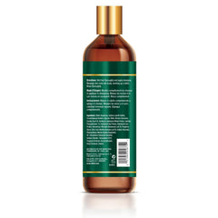 Difeel Elevated Rosemary Mint Shampoo bottle back view with usage tips