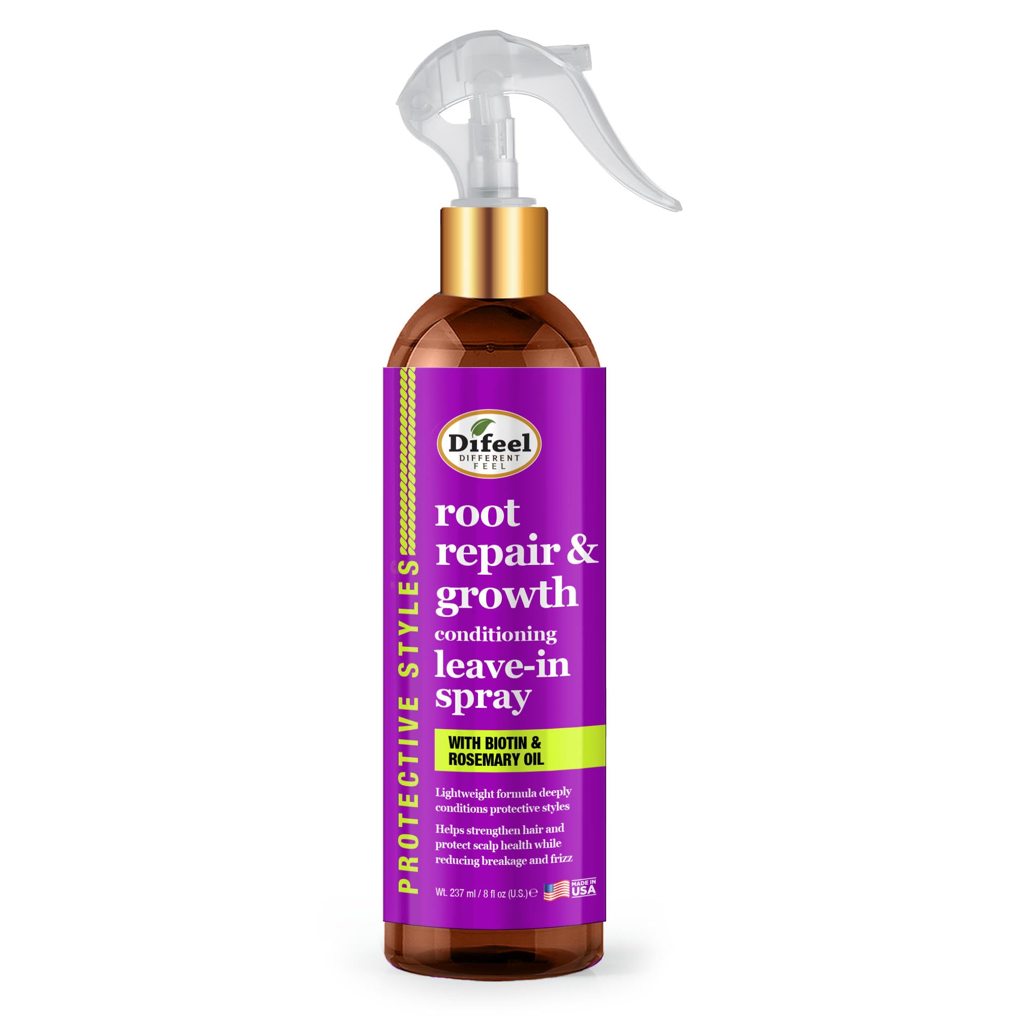 Difeel spray front packaging showing clean design and benefits