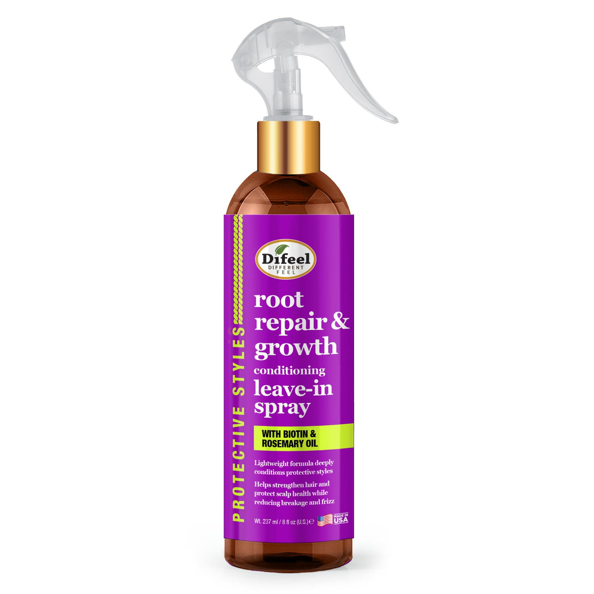 Difeel spray front packaging showing clean design and benefits