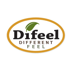 Difeel Growth & Curl Biotin Shampoo label Made in USA quality.