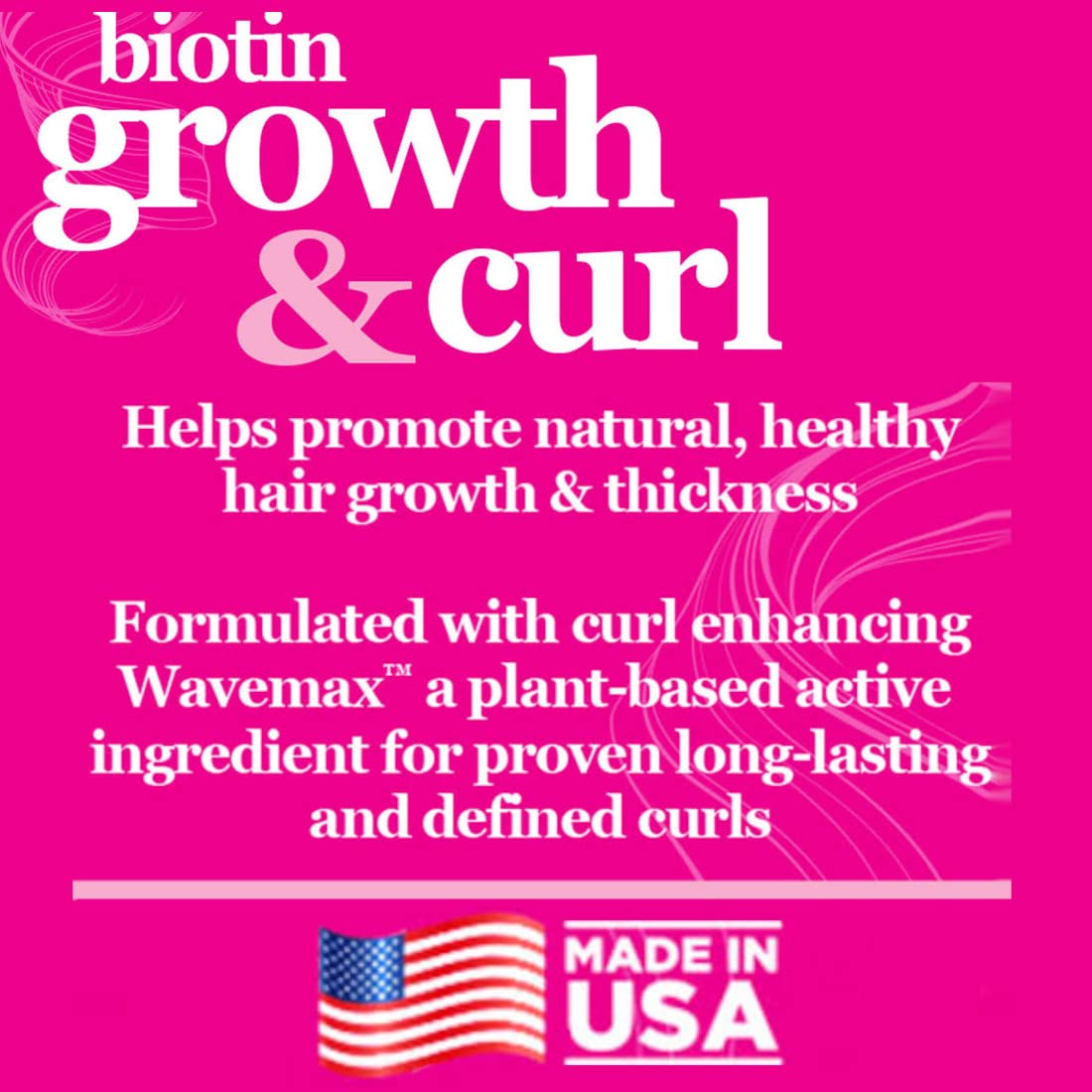Difeel Growth & Curl Biotin Shampoo bottle highlights sulfate-free formula.