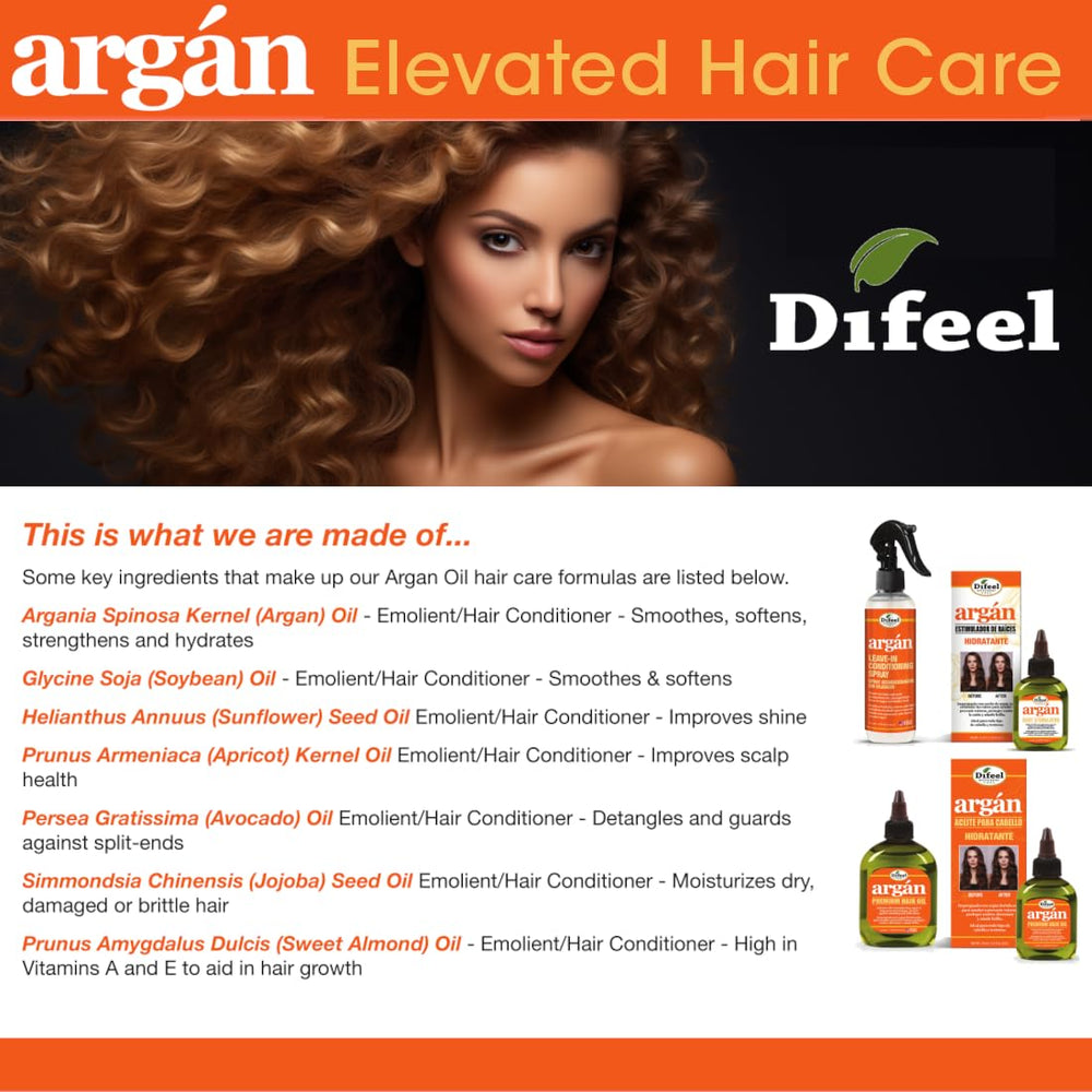 Difeel Argan Hair Oil target damaged hair to restore shine