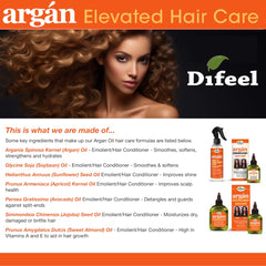 Difeel Argan Hair Oil target damaged hair to restore shine