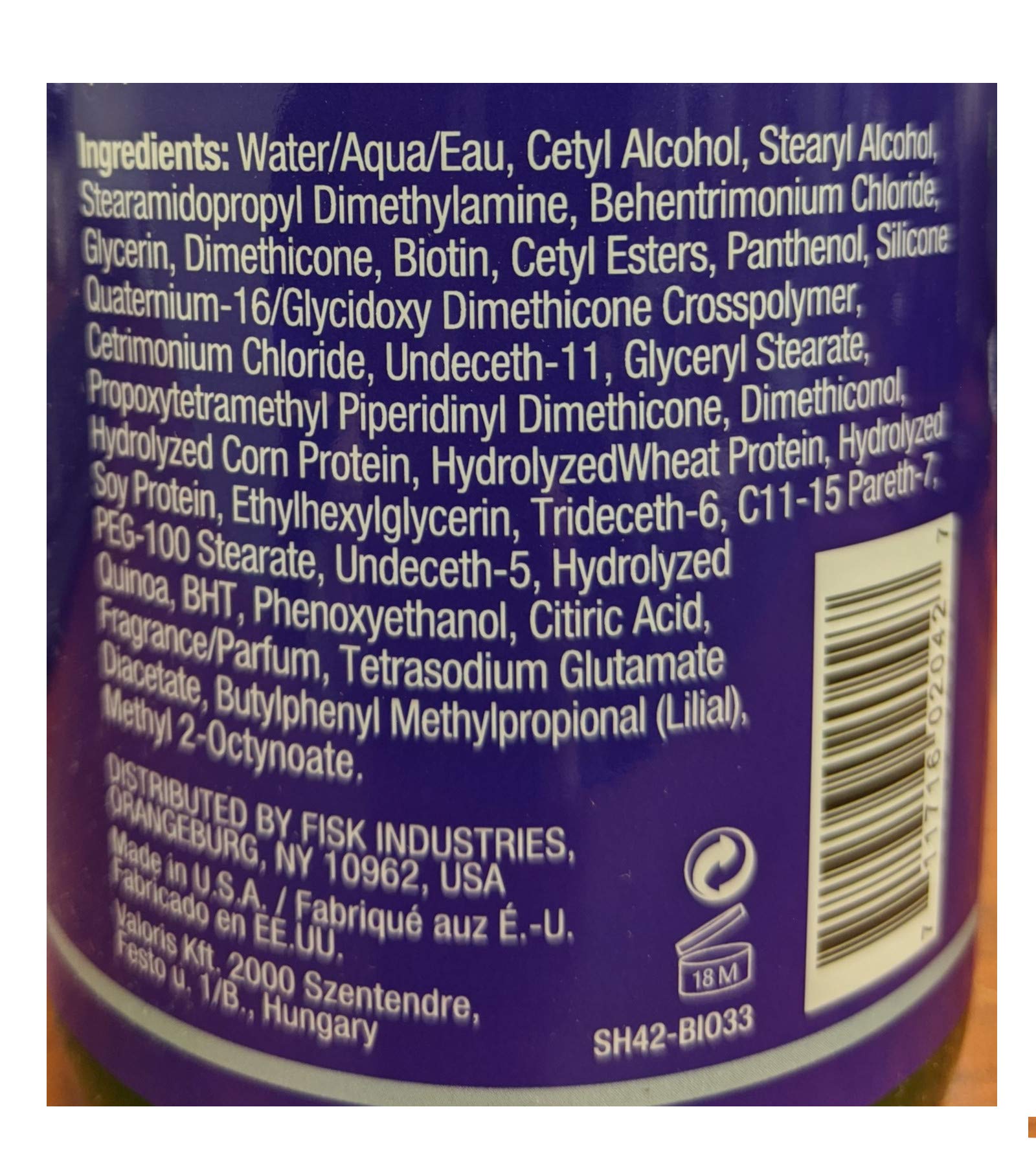 Difeel Pro-Growth Biotin Conditioner color-safe label visible