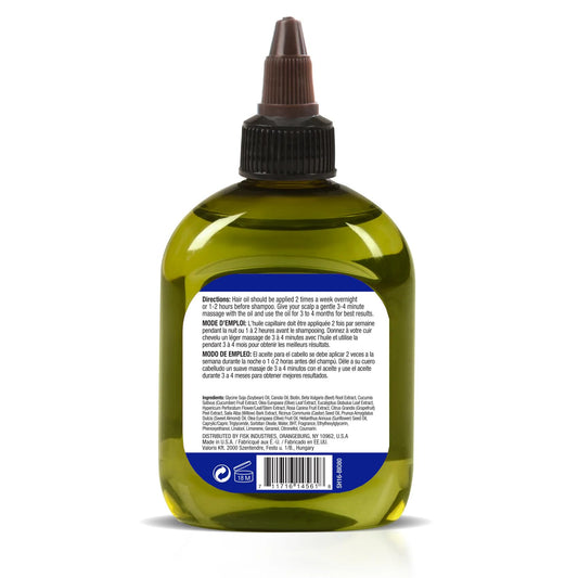 Two-bottle value pack of Difeel ProGrowth Biotin Hair Oil for easy daily use