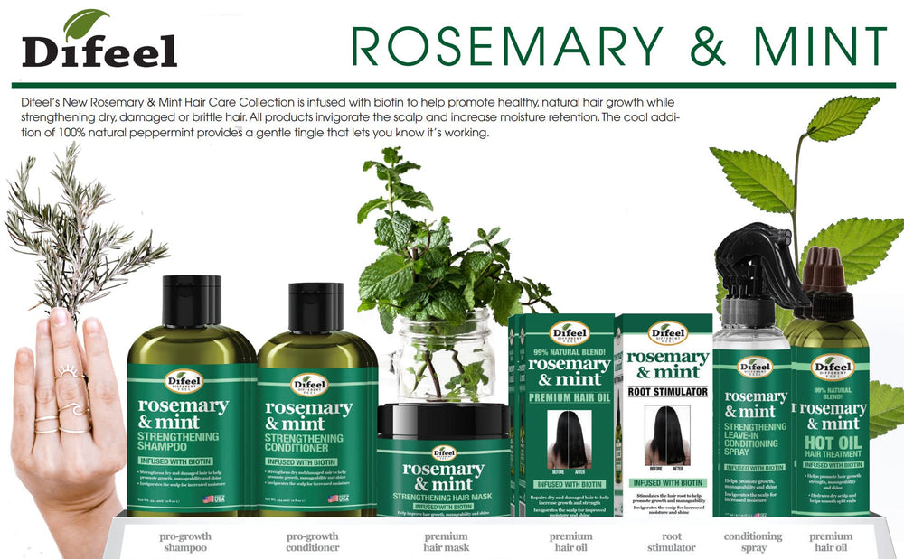 Difeel Rosemary Mint product packaging conveys gift-ready presentation.