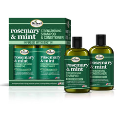 Difeel Rosemary Mint Shampoo bottle offers refreshing cleansing with rosemary and mint blend.