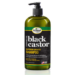 Difeel Superior Growth Jamaican Black Castor Shampoo bottle promotes gentle cleansing for color-treated hair