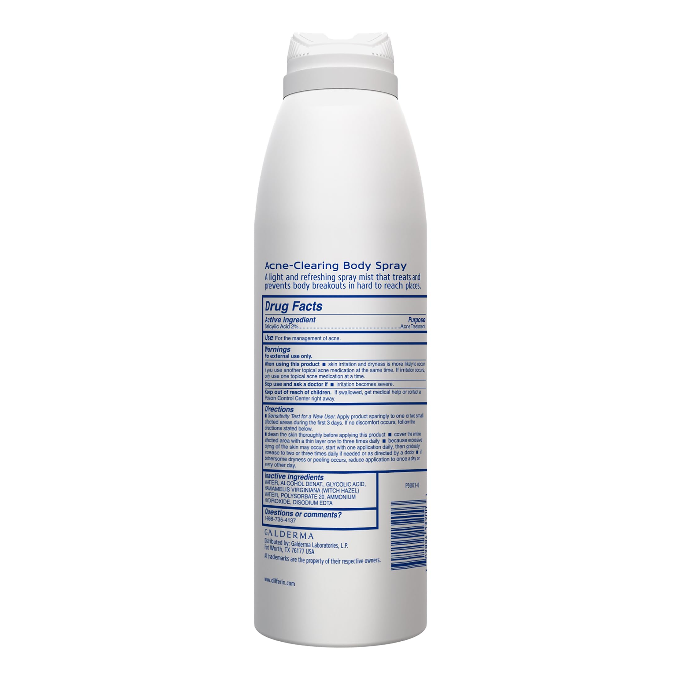 Label highlights 2% salicylic acid for acne support