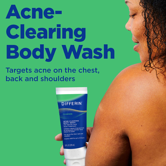Differin Acne Body Wash chest and shoulders focus for acne-prone areas