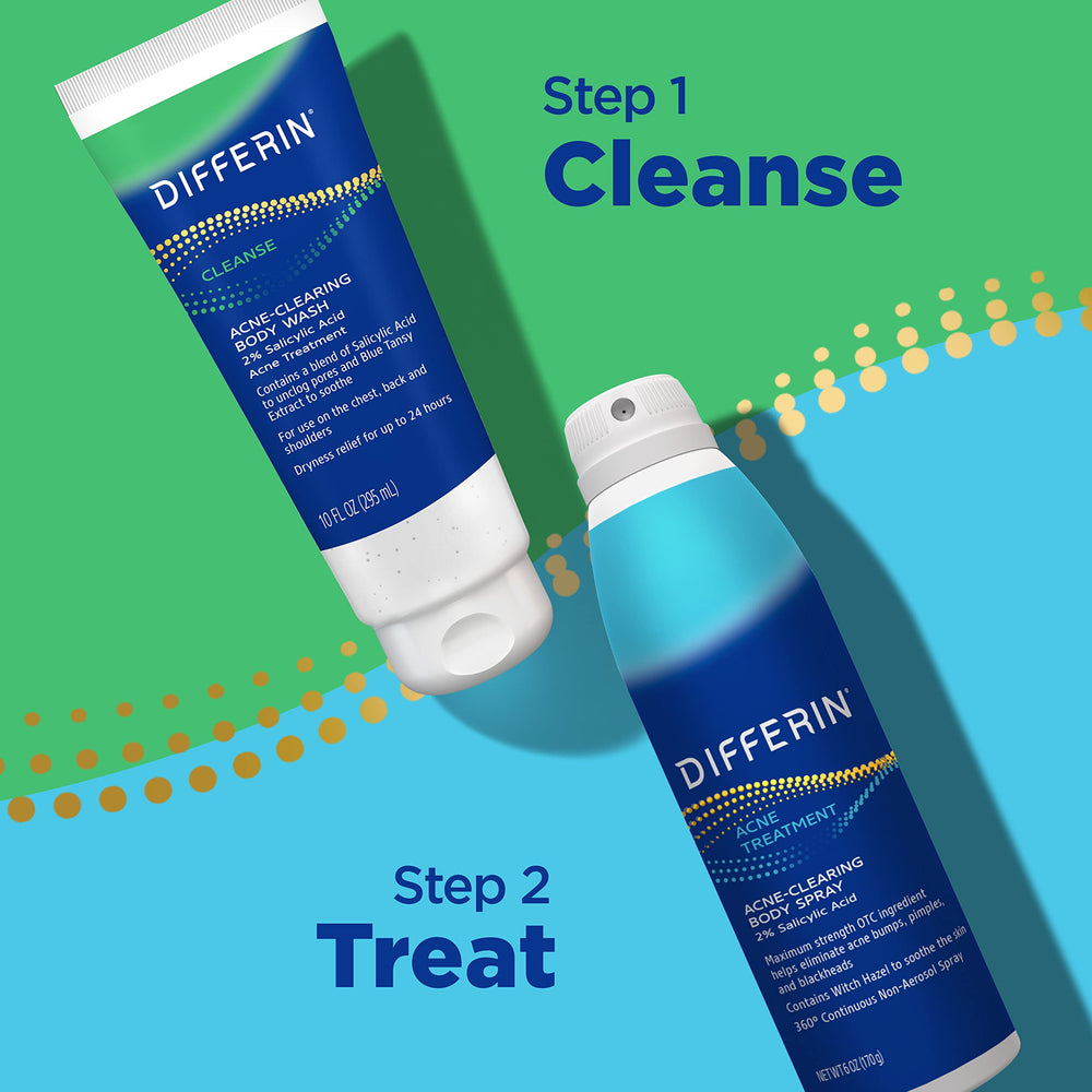 Différin Acne Body Wash cream-to-lather texture close-up