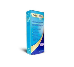 Differin box opened to reveal tube inside.