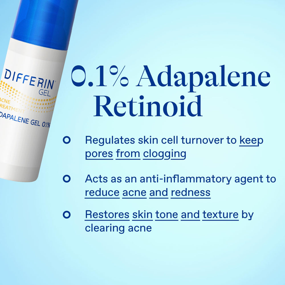 Adapalene ingredient label highlights targeted retinoid action