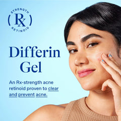 Pores appear clearer after Differin gel, smoother skin texture