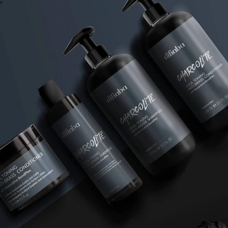 Charcolite finish on silky, healthy-looking hair after use