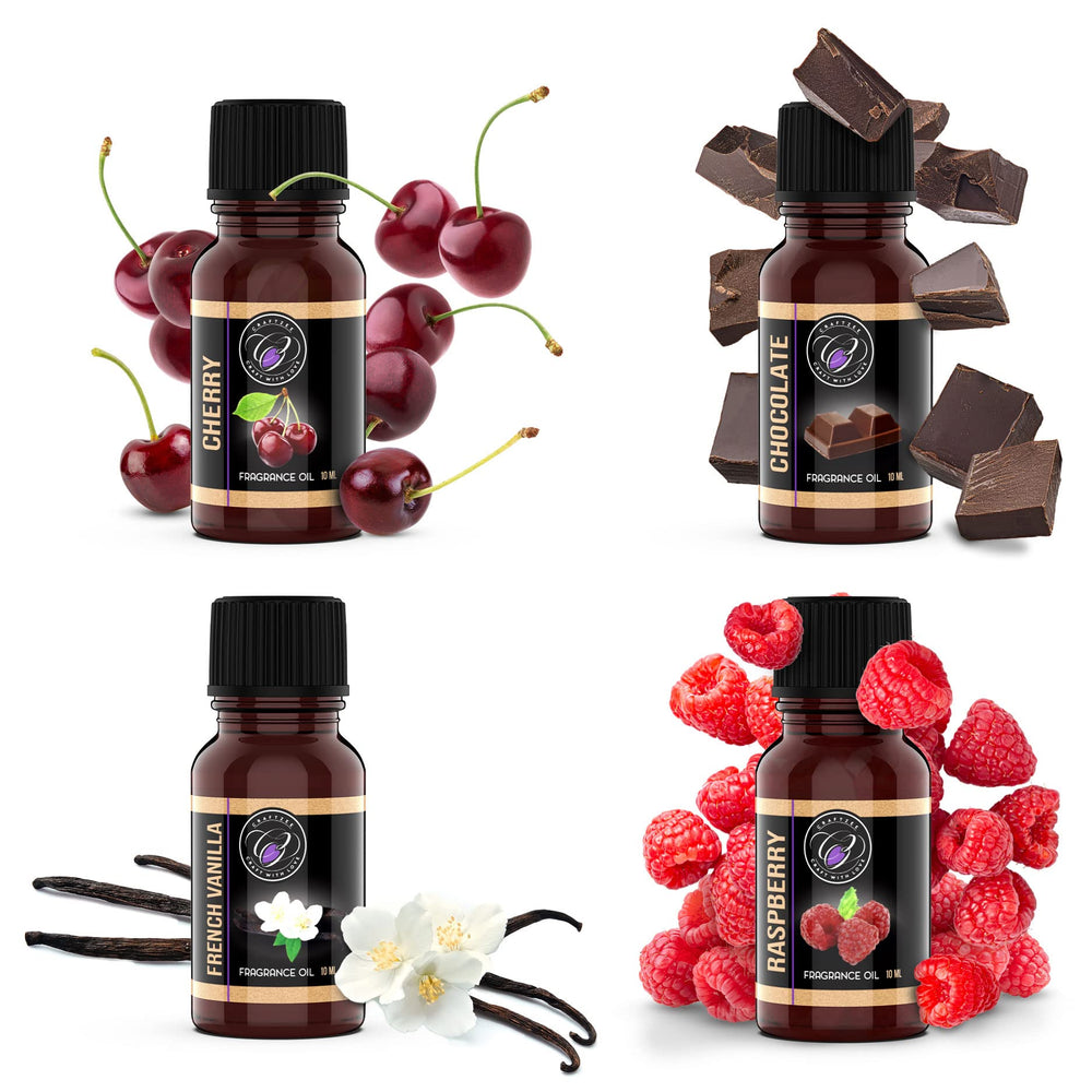 DilaBee CraftZee flavored oils cherry raspberry french vanilla chocolate included.