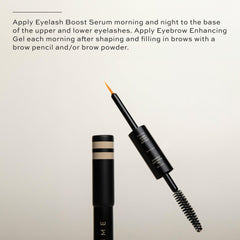 DIME Beauty Boost Duo lash serum application near lash base.