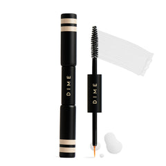 DIME Beauty Boost Duo lash serum bottle may support fuller-looking lashes.